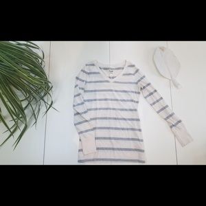 Mossimo Striped Long Sleeve T-Shirt